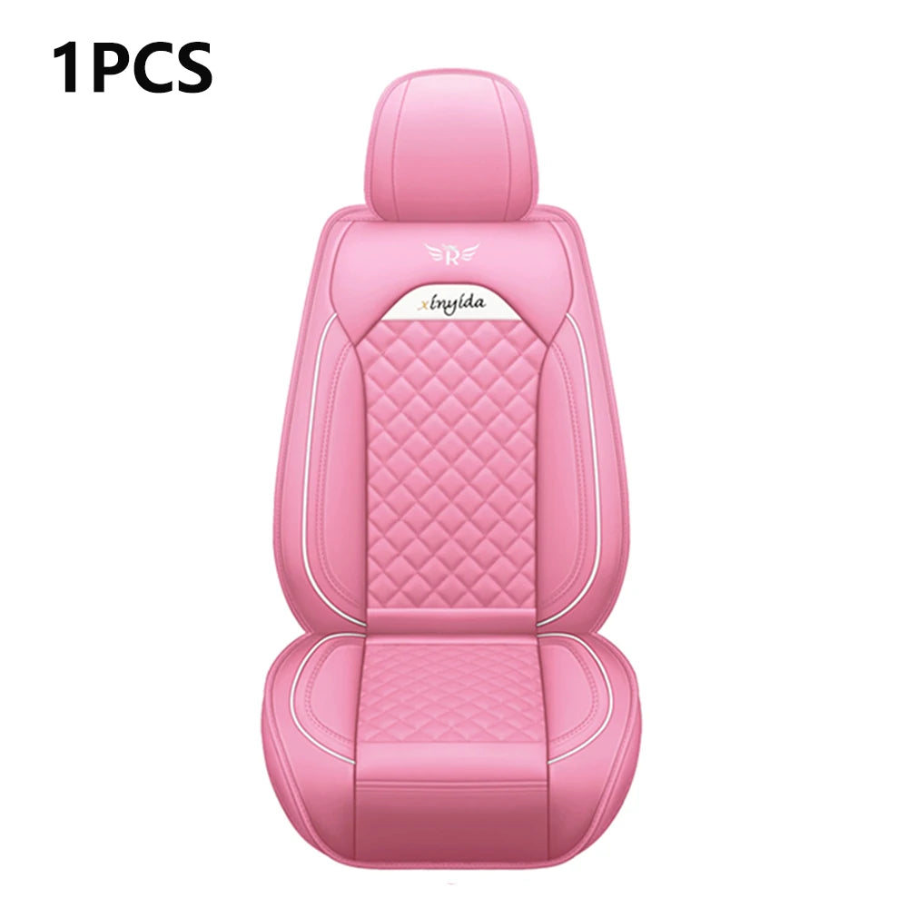 Leather Car Seat Cover for Mitsubishi Lancer L200 Carisma Eclipse Cross Pajero 4 Sport ASX Outlander 3 XL Space Star Accessories