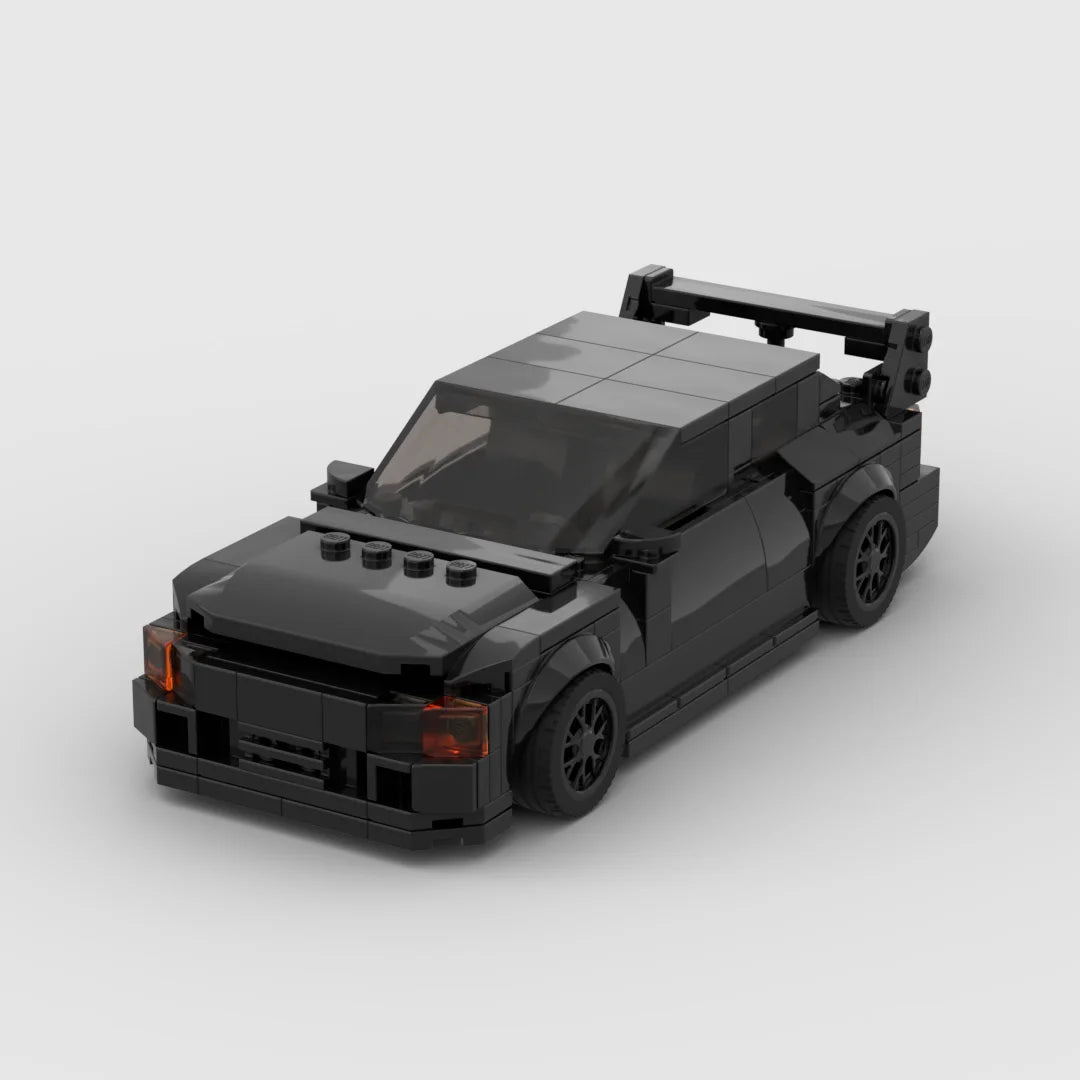 MOC Mitsubishi EVO 276Pcs Racing Sports Car Vehicle Speed Champion Racer Building Blocks Brick Creative Garage Toys for Boys