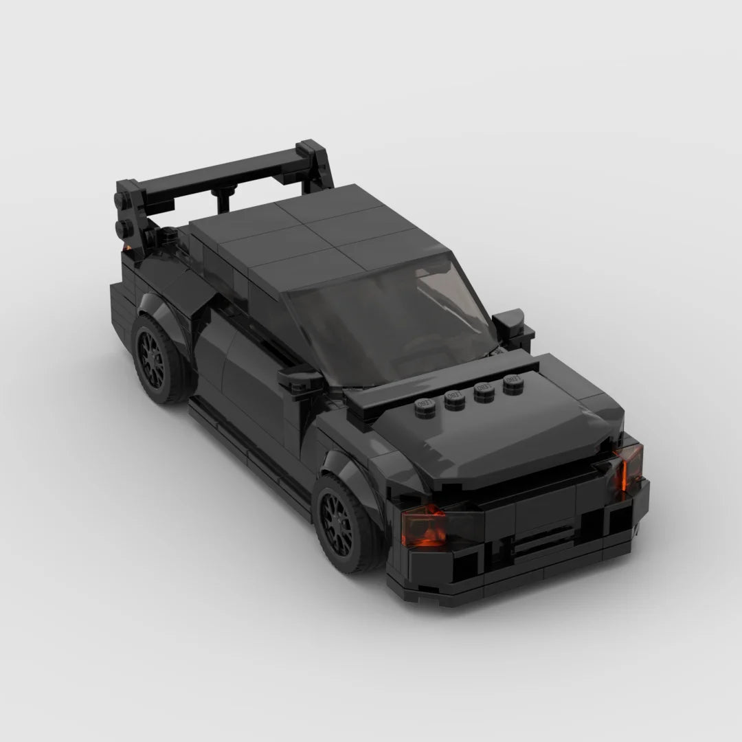 MOC Mitsubishi EVO 276Pcs Racing Sports Car Vehicle Speed Champion Racer Building Blocks Brick Creative Garage Toys for Boys