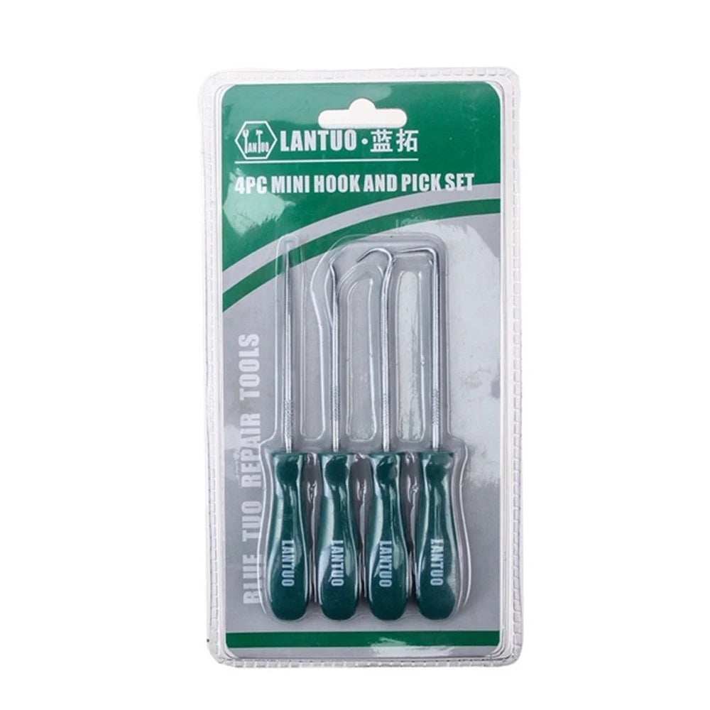 4Pcs Oil Seal Screwdrivers Set Car Auto Vehicle Pick Hooks for Garages General-Plumbers Mechanics Car Tools 135Mm Accessories