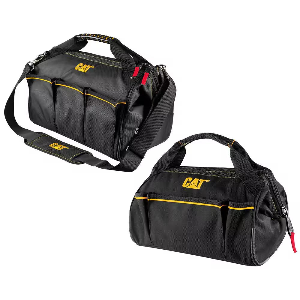 13 In. and 16 In. Wide Mouth Tool Bag Set (2-Piece)