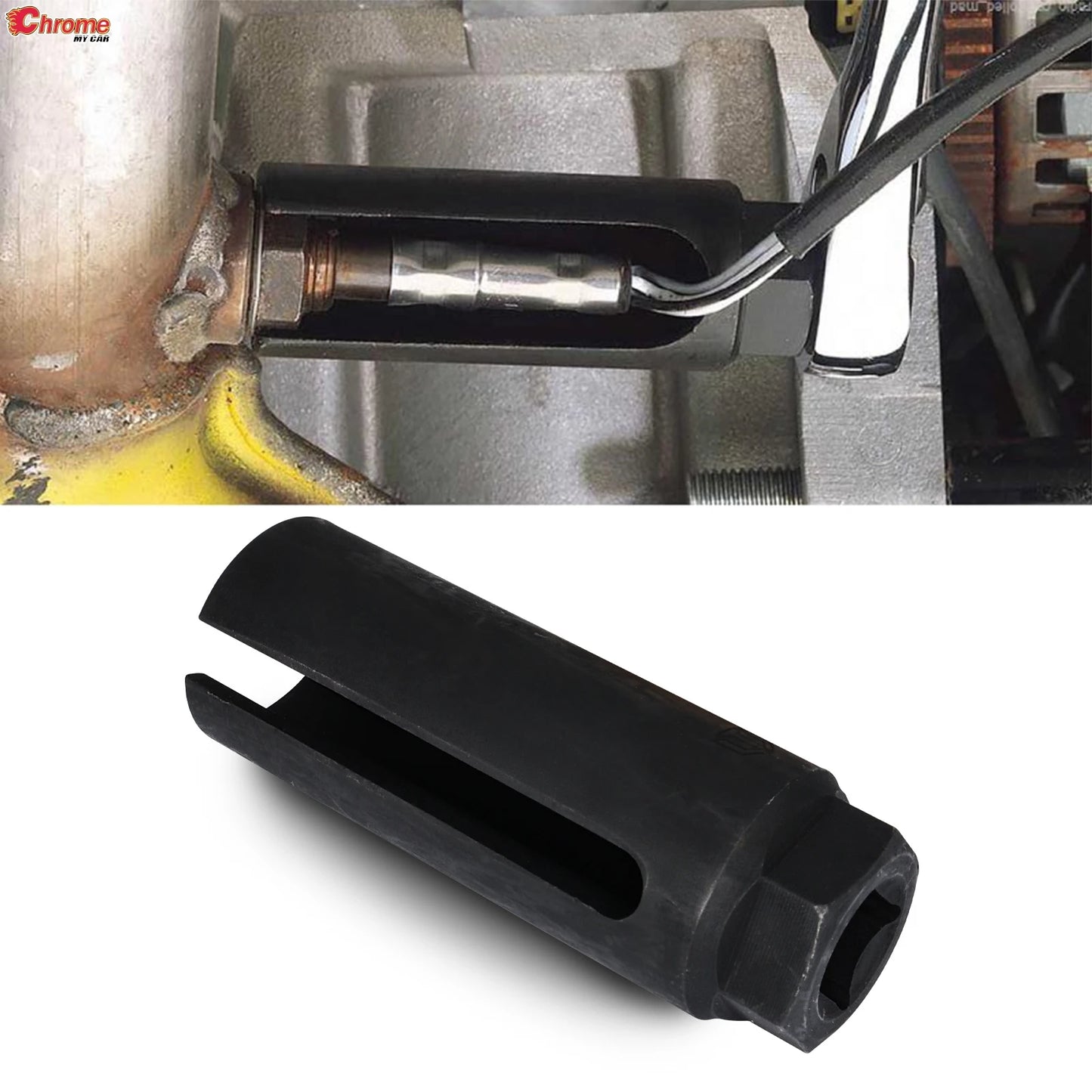 22Mm Oxygen-Containing Oxygen Vacuum Lambda Sensor Removal Socket Black Narrow Mouth Kit Car Tools 1/2 Drive 8Mm Slot CR-V Steel