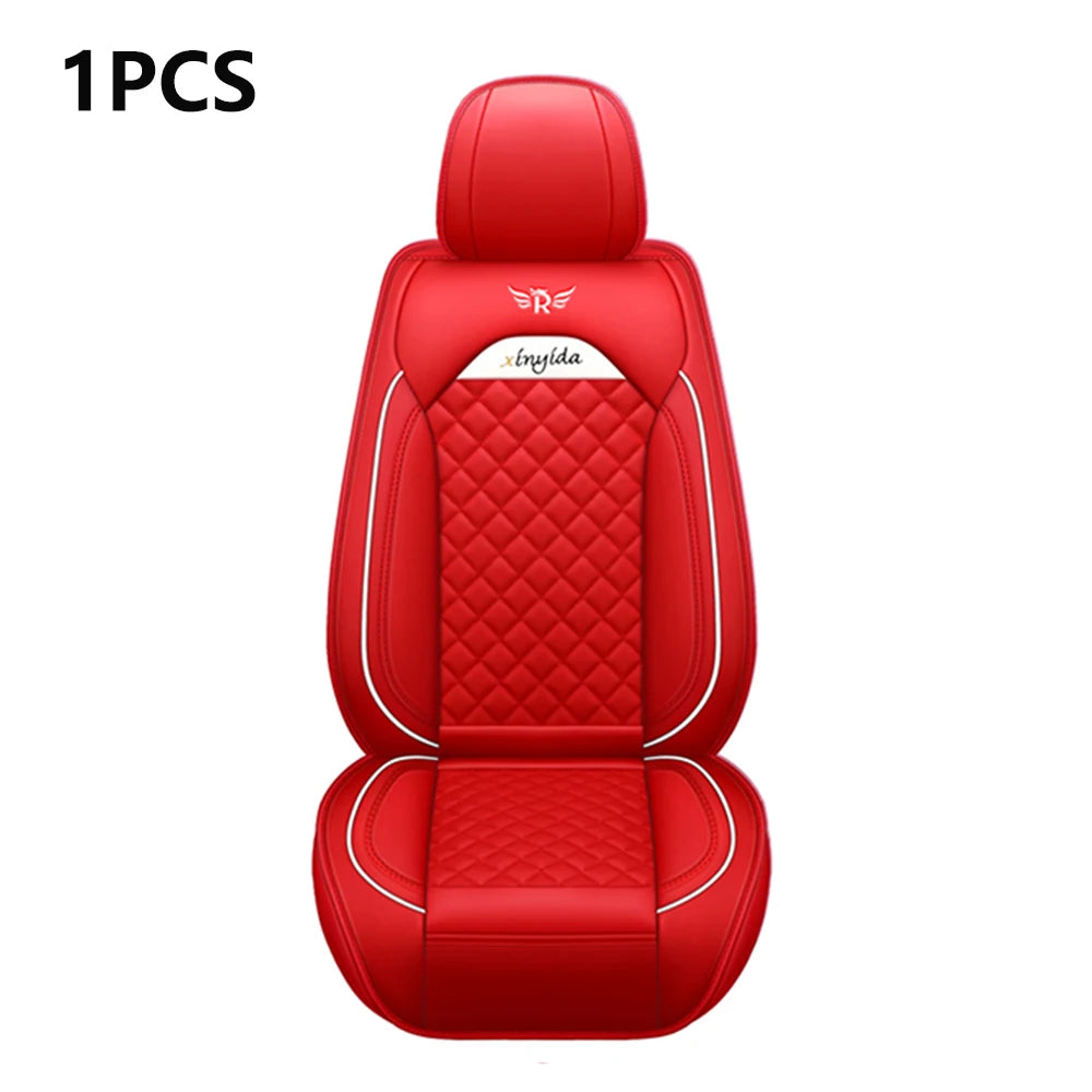 Leather Car Seat Cover for Mitsubishi Lancer L200 Carisma Eclipse Cross Pajero 4 Sport ASX Outlander 3 XL Space Star Accessories