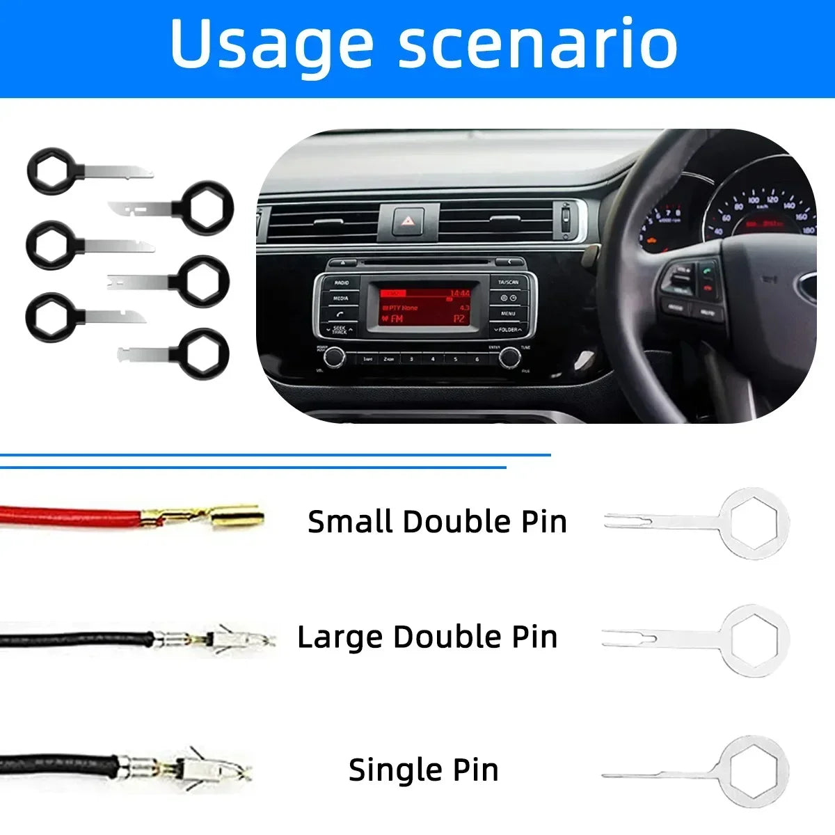 Car Tools Car Interior Disassembly Kit Panel Trim Removal Tool Car Plastic Dismantlers Hand Complete Case Tool