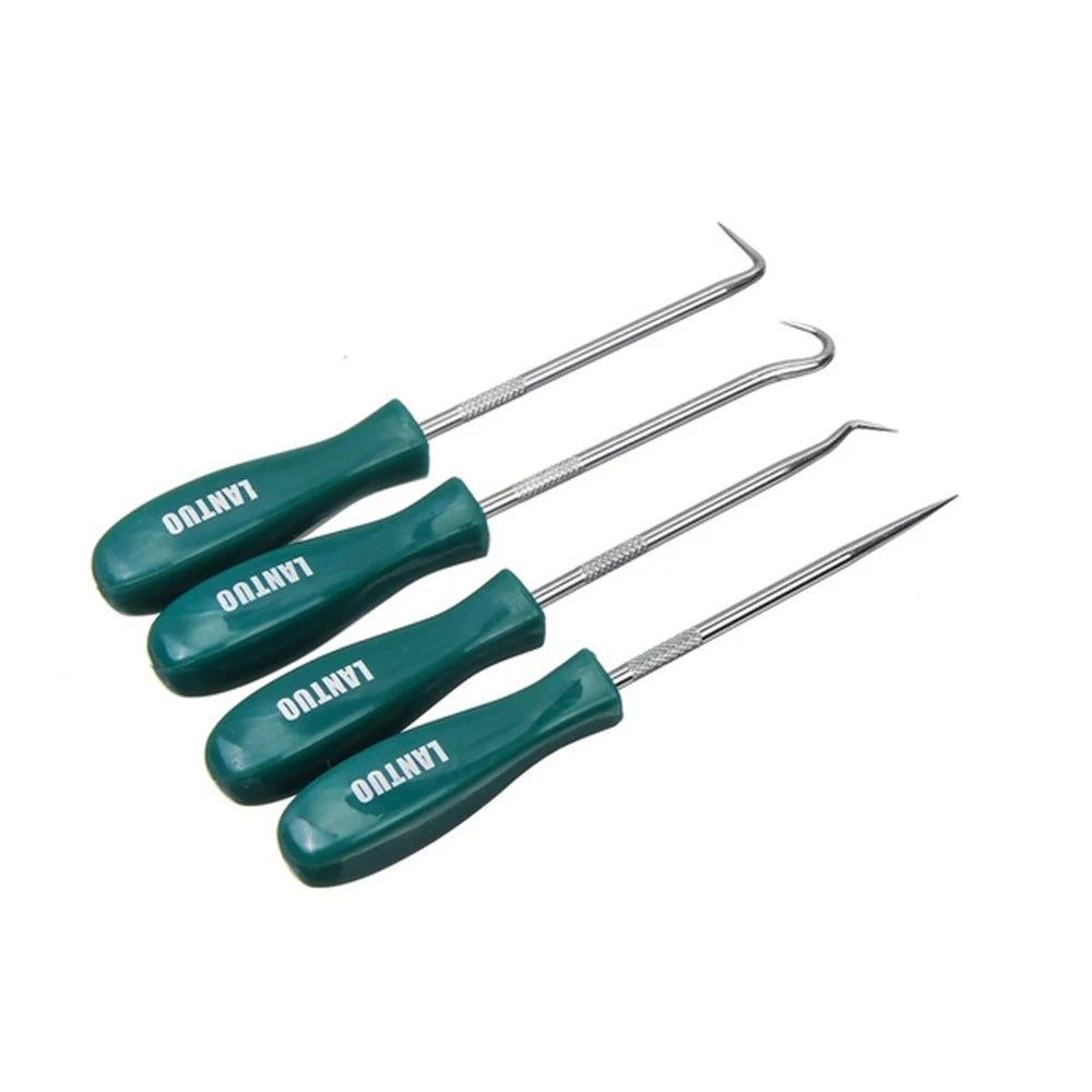 4Pcs Oil Seal Screwdrivers Set Car Auto Vehicle Pick Hooks for Garages General-Plumbers Mechanics Car Tools 135Mm Accessories
