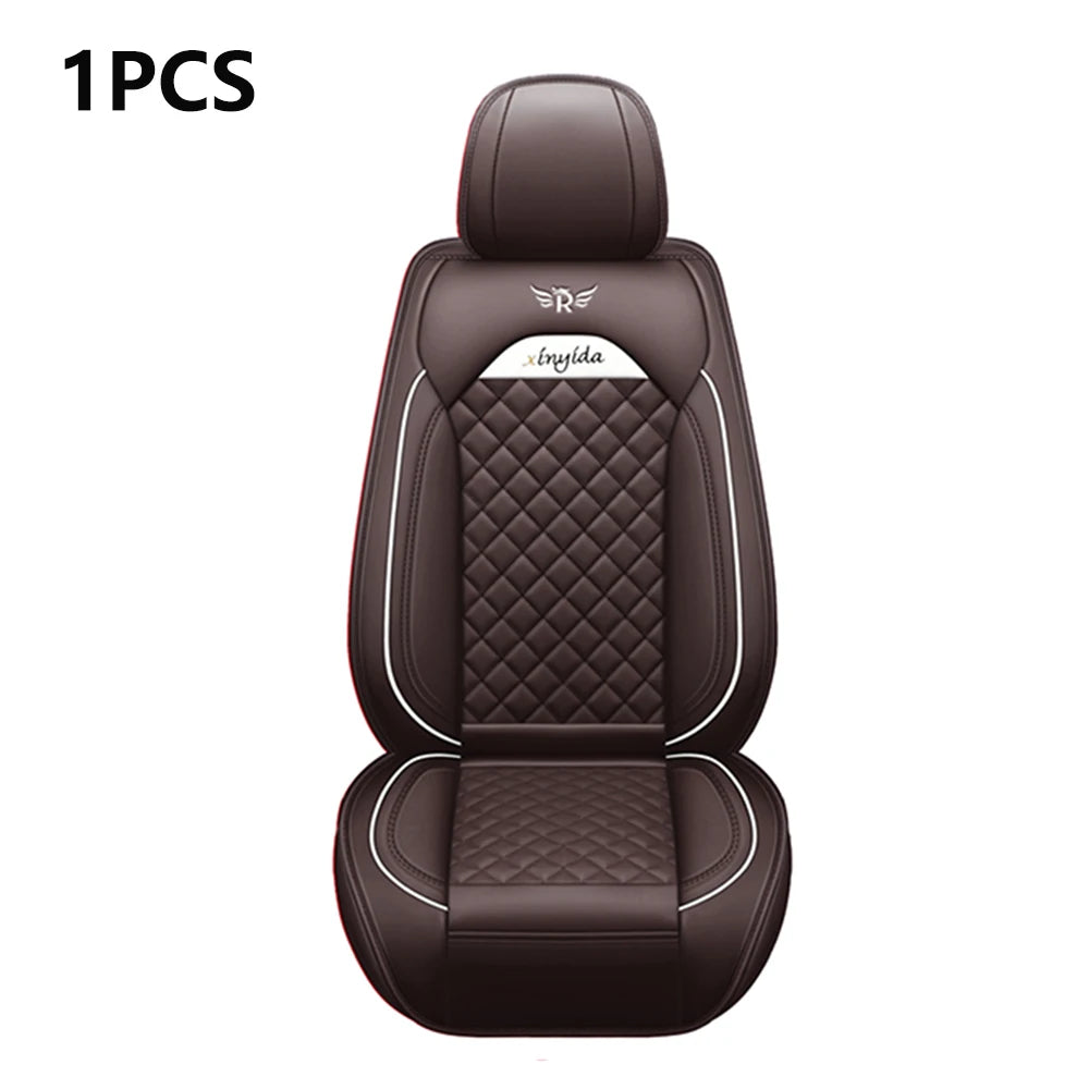 Leather Car Seat Cover for Mitsubishi Lancer L200 Carisma Eclipse Cross Pajero 4 Sport ASX Outlander 3 XL Space Star Accessories