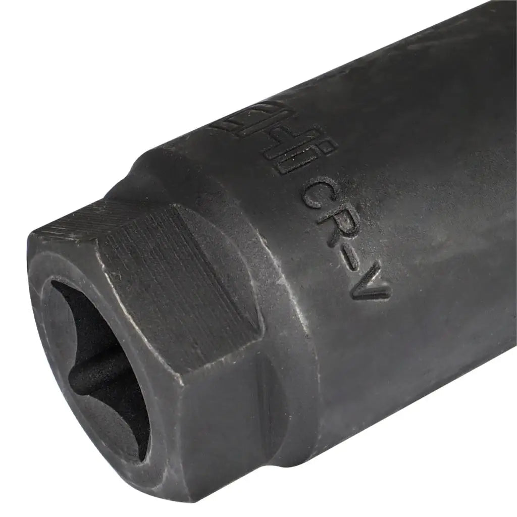 22Mm Oxygen-Containing Oxygen Vacuum Lambda Sensor Removal Socket Black Narrow Mouth Kit Car Tools 1/2 Drive 8Mm Slot CR-V Steel
