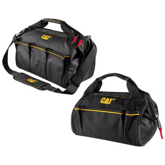 13 In. and 16 In. Wide Mouth Tool Bag Set (2-Piece)