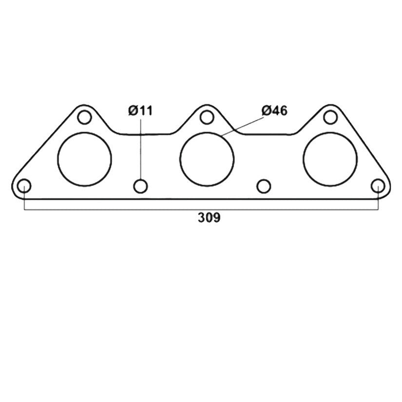 MANIFOLD GASKET KIT for Mitsubishi Pajero NM NP 3.5L 6G74 & 3.8L 6G75
