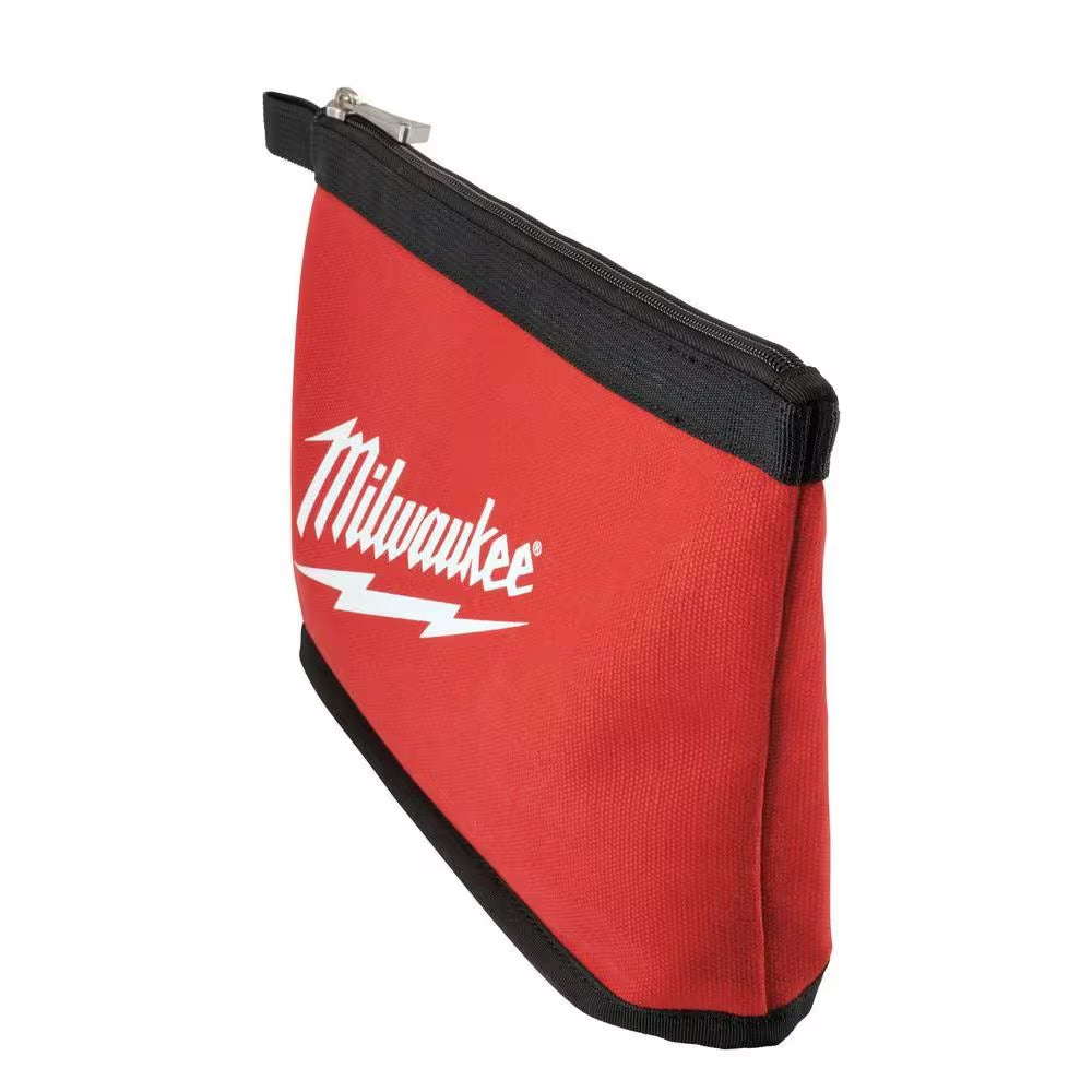 12 In. Red Zipper Tool Bag (4-Piece)
