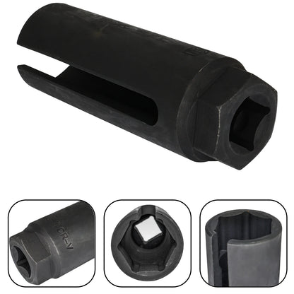 22Mm Oxygen-Containing Oxygen Vacuum Lambda Sensor Removal Socket Black Narrow Mouth Kit Car Tools 1/2 Drive 8Mm Slot CR-V Steel