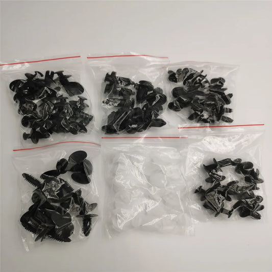 100Pcs Auto Fastener Clip Mixed Retainer Fastener Kit for Mitsubishi Asx Lancer 10 9 Outlander EX Pajero Sport Eclipse Carisma