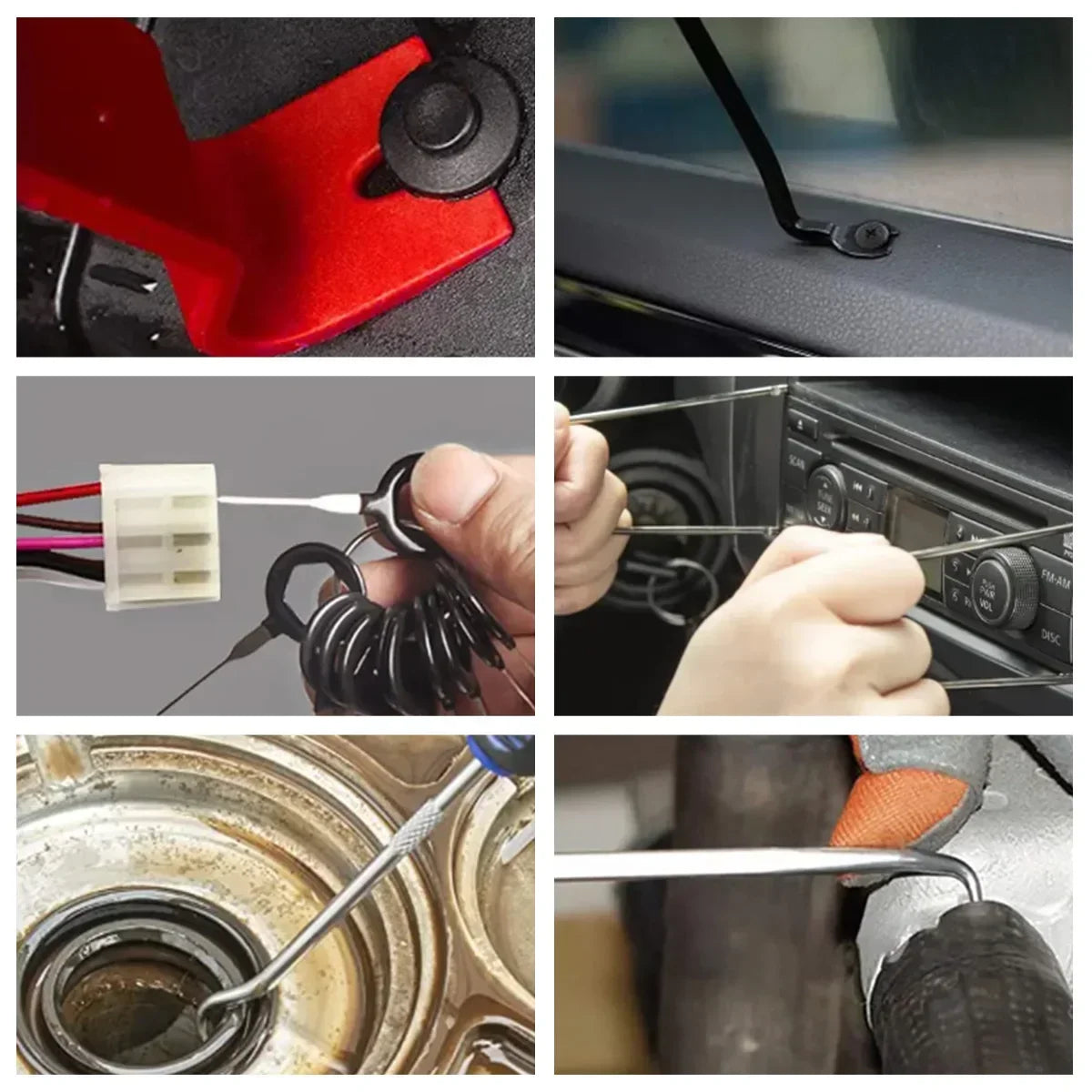 Car Tools Car Interior Disassembly Kit Panel Trim Removal Tool Car Plastic Dismantlers Hand Complete Case Tool