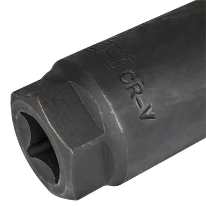22Mm Oxygen-Containing Oxygen Vacuum Lambda Sensor Removal Socket Black Narrow Mouth Kit Car Tools 1/2 Drive 8Mm Slot CR-V Steel